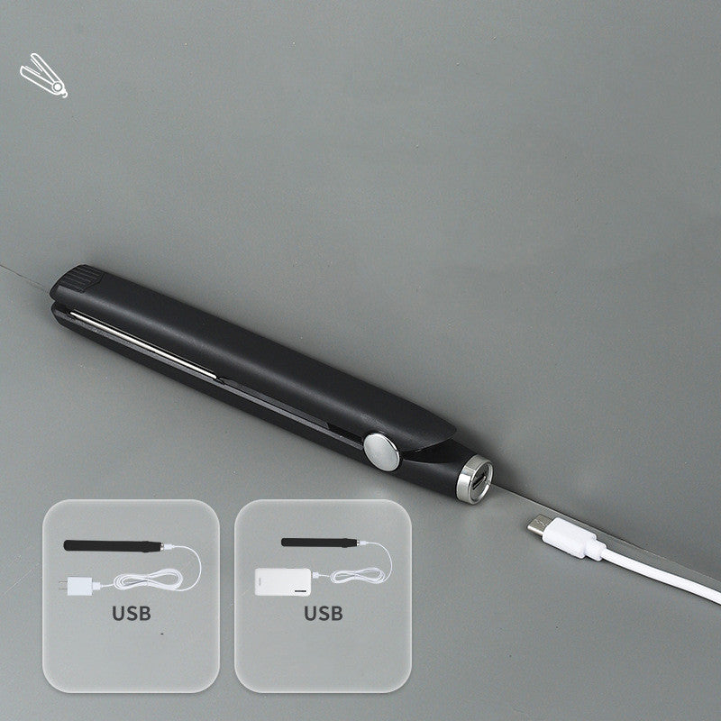 Mini Portable Hair Straightener – Fast Heat Ceramic Styling Iron