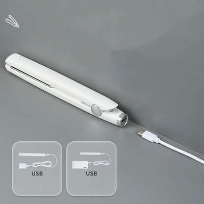 Mini Portable Hair Straightener – Fast Heat Ceramic Styling Iron