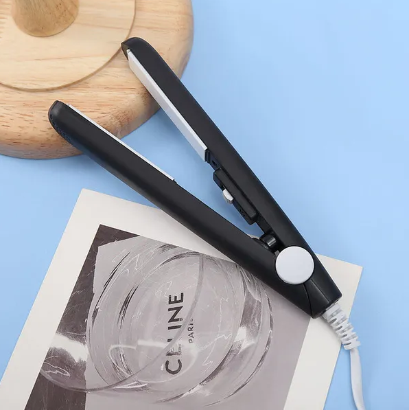 Mini Portable Hair Straightener – Fast Heat Ceramic Styling Iron